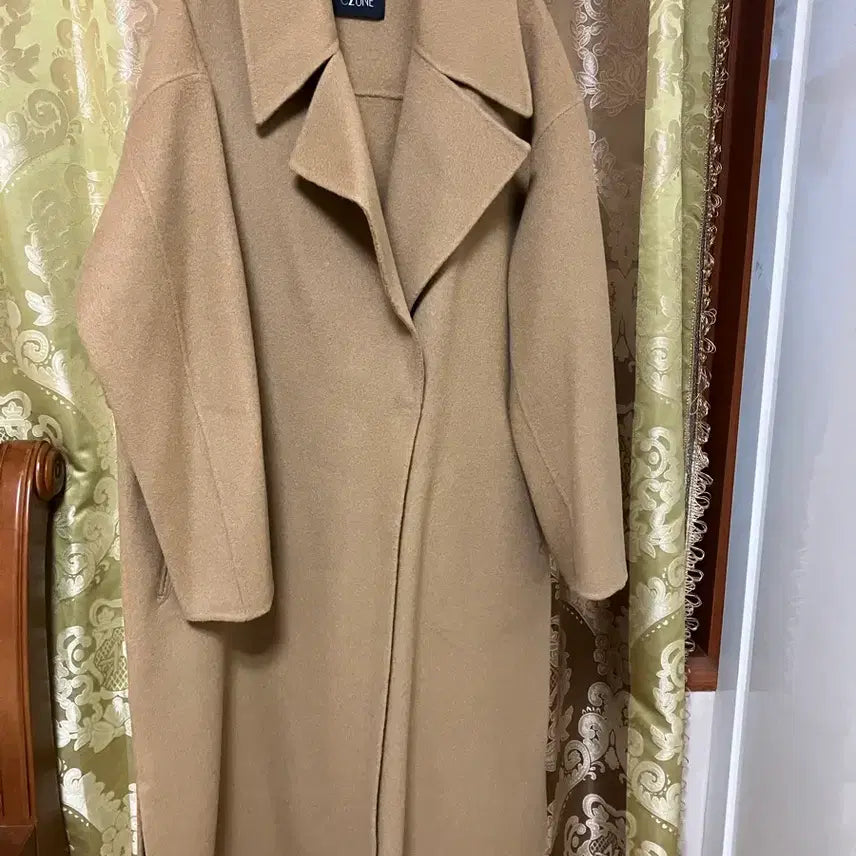 [BUNJANG] CZUNE Camel Long Coat - M / CZUNE 카멜 롱 코트 M
