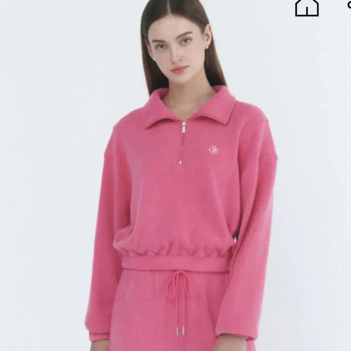 [BUNJANG] Citybreeze Knit Fleece / 정가 9.9만 새상품/ 시티브리즈 반집업 니트 플리스 (핫핑크.분홍색)