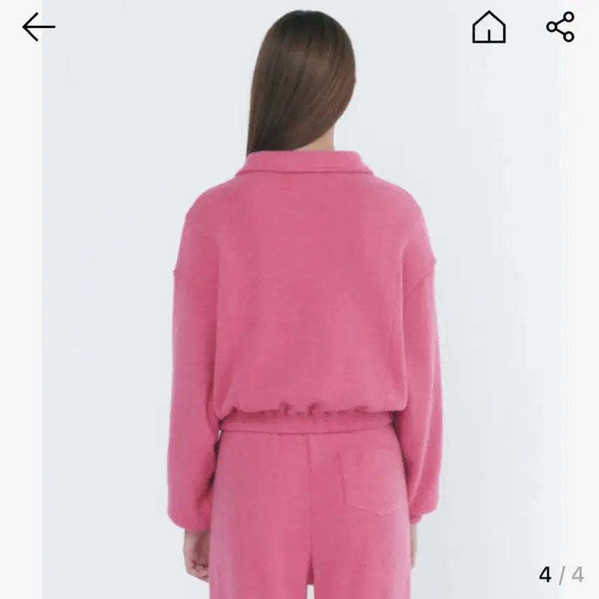 [BUNJANG] Citybreeze Knit Fleece / 정가 9.9만 새상품/ 시티브리즈 반집업 니트 플리스 (핫핑크.분홍색)