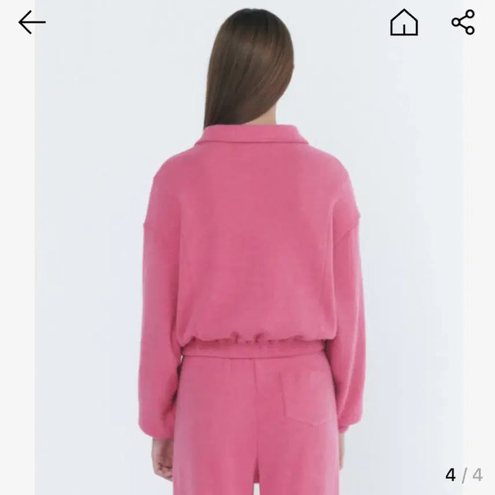 [BUNJANG] Citybreeze Knit Fleece / 정가 9.9만 새상품/ 시티브리즈 반집업 니트 플리스 (핫핑크.분홍색)