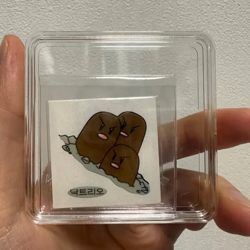 [BUNJANG] Pokemon Dugtrio Sticker (Unpeeled) / 구버전 포켓몬 찐닥트리오 띠부씰(안뗀) 상태최상