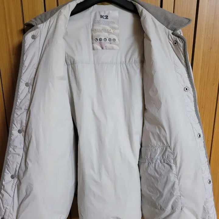 [BUNJANG] K2 Silkstar Wave Goose Down Lightweight Padded Jacket / K2 퀼팅 실크스타 웨이브 구스다운 경량패딩 90