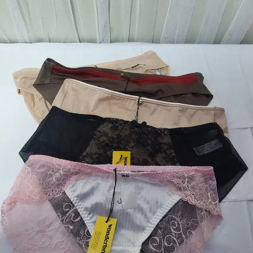[BUNJANG] Wonderbra Panties 90 Size 5-Piece Mix Set / [새상품]원더브라 팬티 90싸이즈/5장 믹스(5종류)