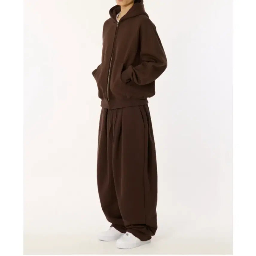 [BUNJANG] Boundary Brown Hoodie XL / (새상품)바운더리 브라운 후드집업 xl