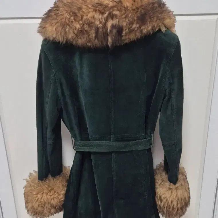 [BUNJANG] Joinus Suede Mouton Coat 66 / 조이너스 스웨이드 무스탕 코트 66