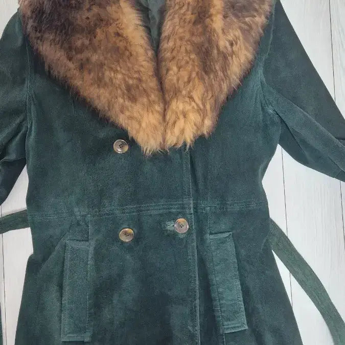 [BUNJANG] Joinus Suede Mouton Coat 66 / 조이너스 스웨이드 무스탕 코트 66