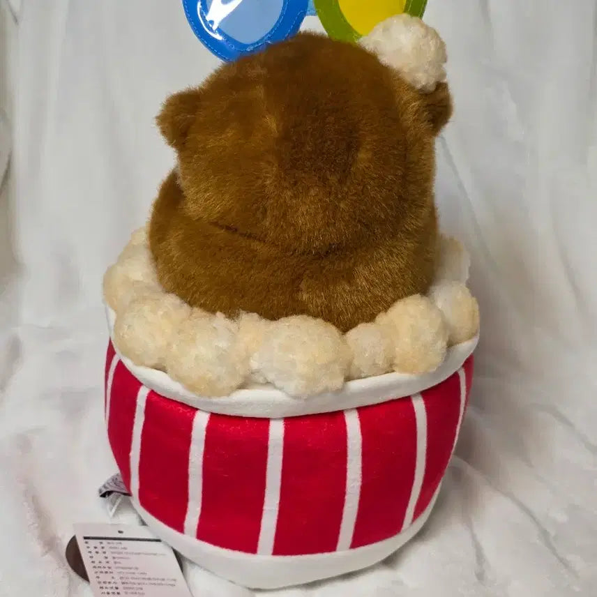 [BUNJANG] Uso Uso Zang 27cm Dark Brown Plush / 무비 팝콘 우소우소짱 27cm 다크브라운