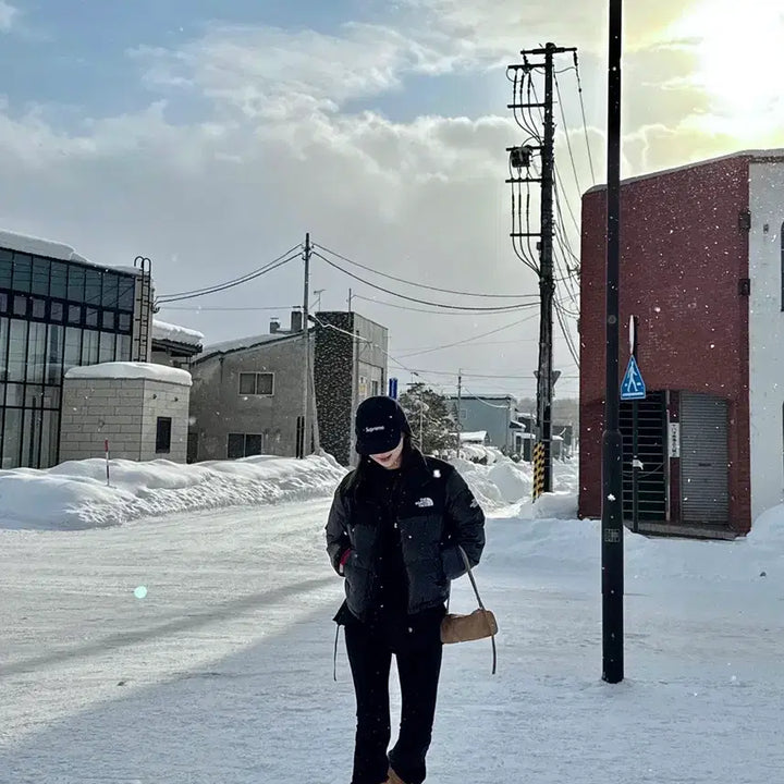 [BUNJANG] Supreme Earflap Cap Black / 슈프림 이어플랩 모자 캡 24fw 캠프캡