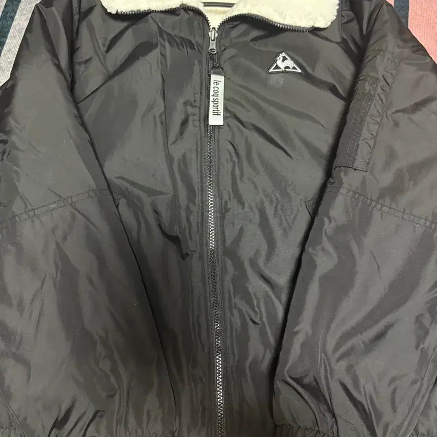 [BUNJANG] Le Coq Reversible Fleece Jacket / 르꼬끄 리버시블 점퍼 양털 뽀글이