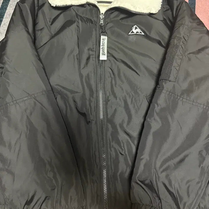 [BUNJANG] Le Coq Reversible Fleece Jacket / 르꼬끄 리버시블 점퍼 양털 뽀글이