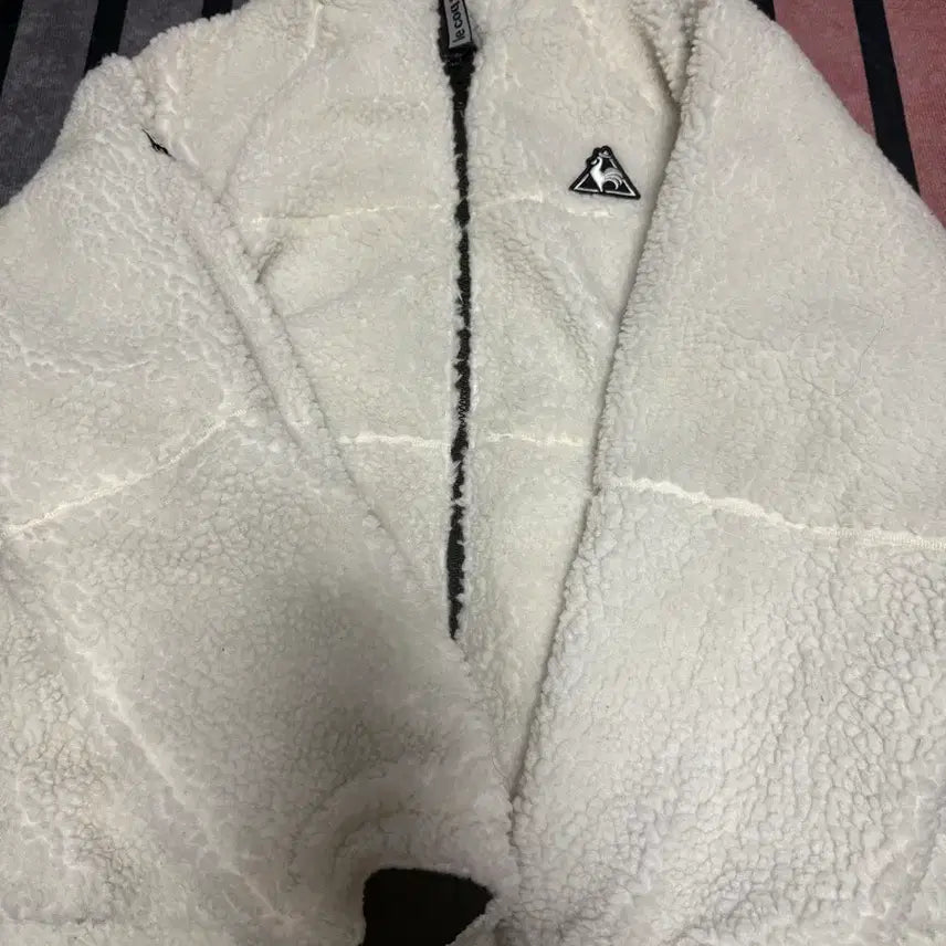 [BUNJANG] Le Coq Reversible Fleece Jacket / 르꼬끄 리버시블 점퍼 양털 뽀글이