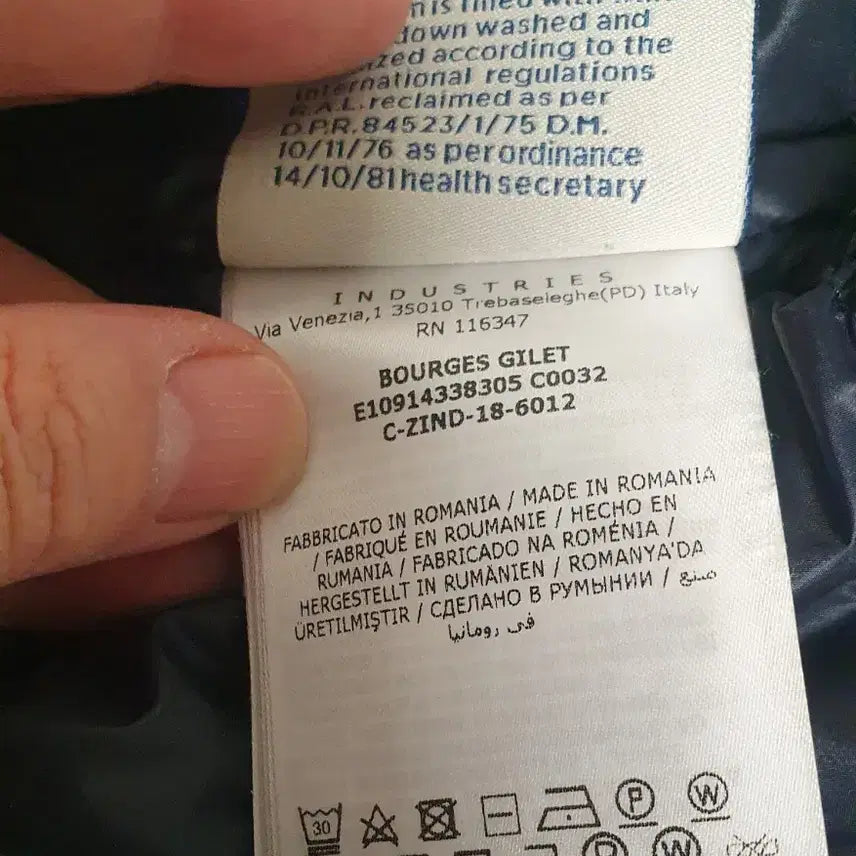 [BUNJANG] Moncler x Genius BOURGES Vest / 몽클레어x지니어스 패딩 조끼 BOURGES(다크네이비,4)