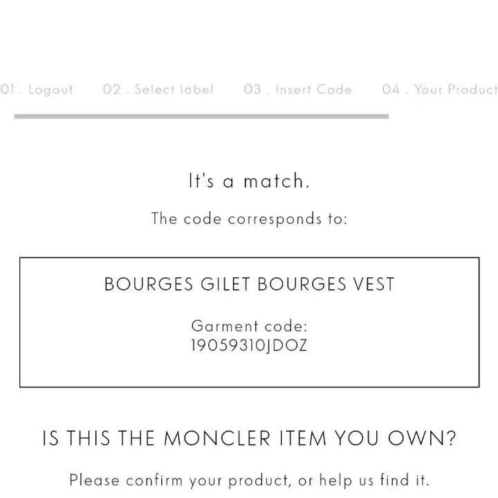 [BUNJANG] Moncler x Genius BOURGES Vest / 몽클레어x지니어스 패딩 조끼 BOURGES(다크네이비,4)