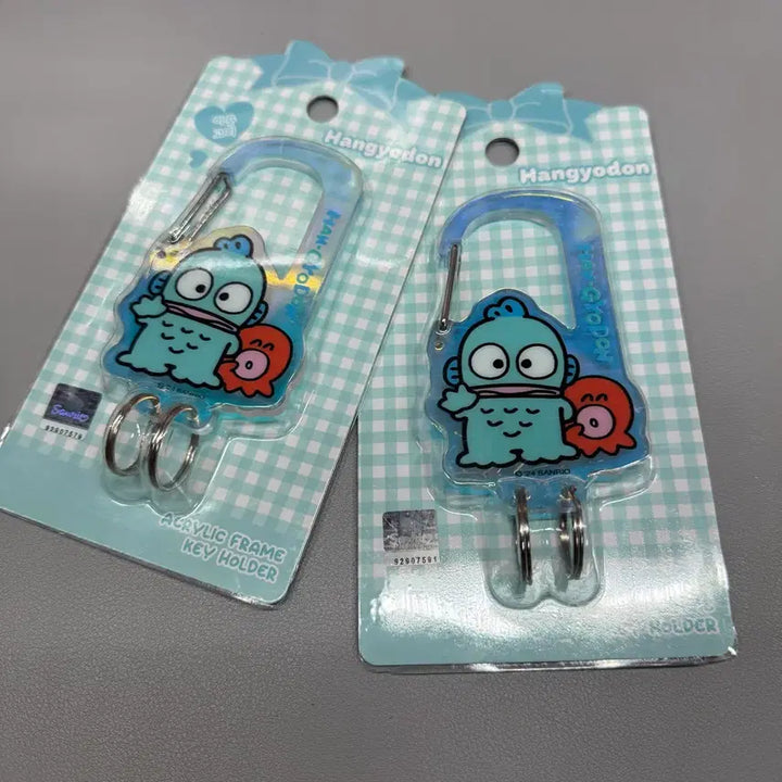 [BUNJANG] Hankyo-dong Acrylic Frame Keyholder / 한교동 아크릴 프레임 키홀더 카라비너 고리형