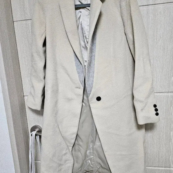 [BUNJANG] MADJAY Ivory Long Coat / MADJAY 아이보리 롱코트