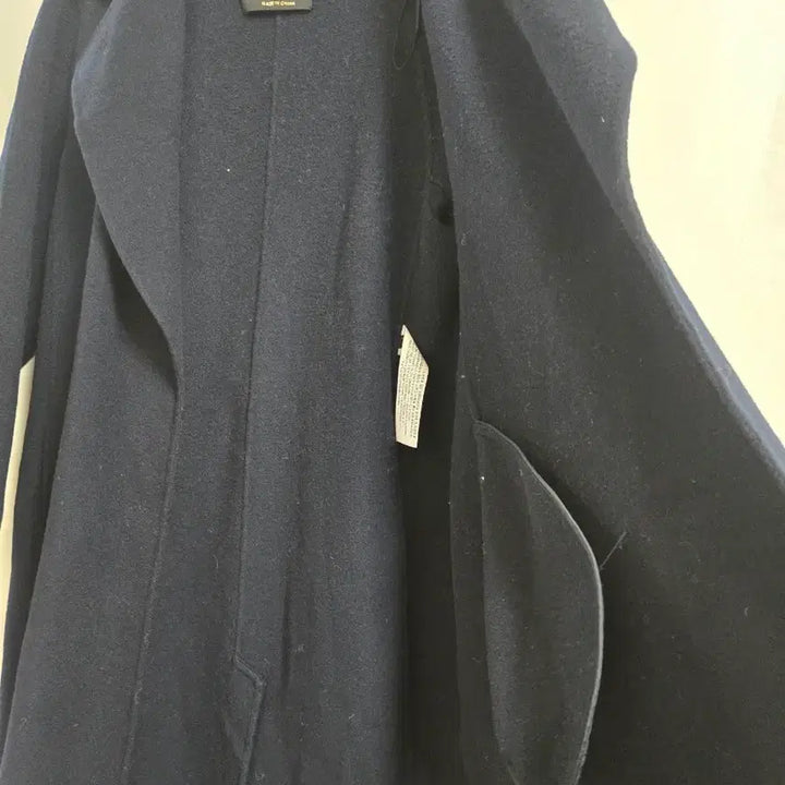 [BUNJANG] Massimo Dutti Navy Belted Coat / 마시모두띠 네이비 벨트 코트