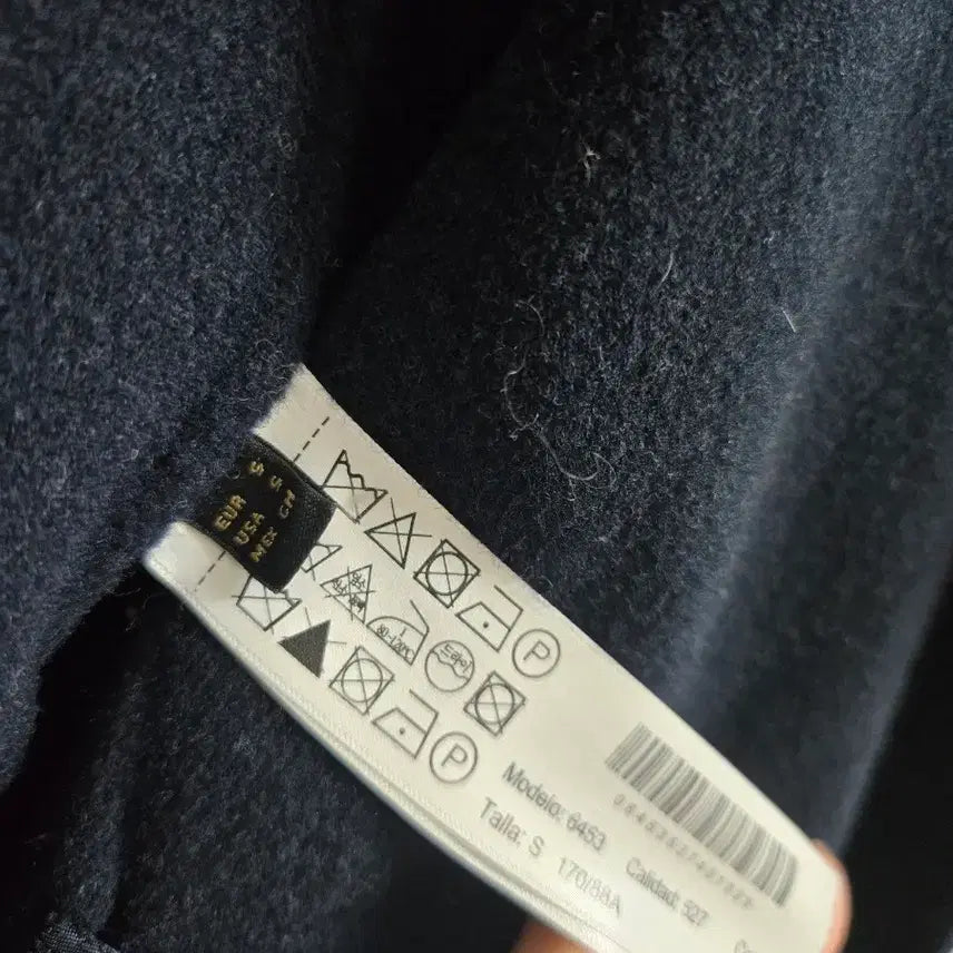 [BUNJANG] Massimo Dutti Navy Belted Coat / 마시모두띠 네이비 벨트 코트