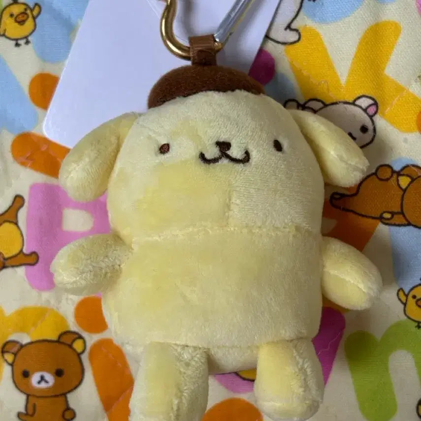 [BUNJANG] Sanrio PomPomPurin Heart Carabiner Keyring / 산리오 폼폼푸린 하트 카라비너 키홀더 [일본정품 새상품]