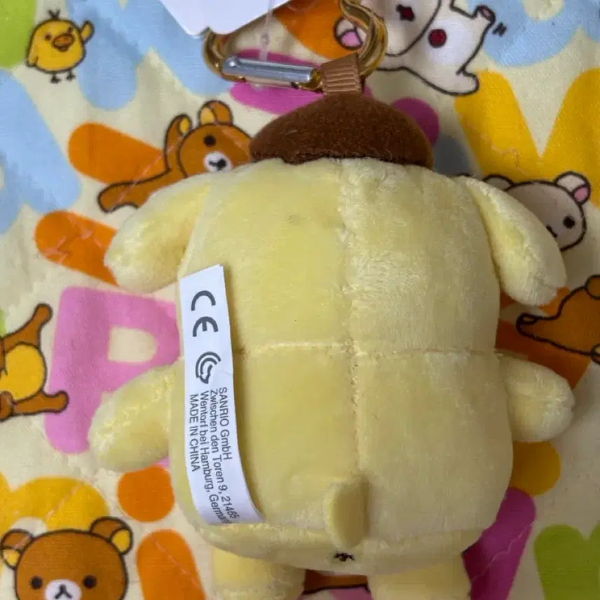 [BUNJANG] Sanrio PomPomPurin Heart Carabiner Keyring / 산리오 폼폼푸린 하트 카라비너 키홀더 [일본정품 새상품]