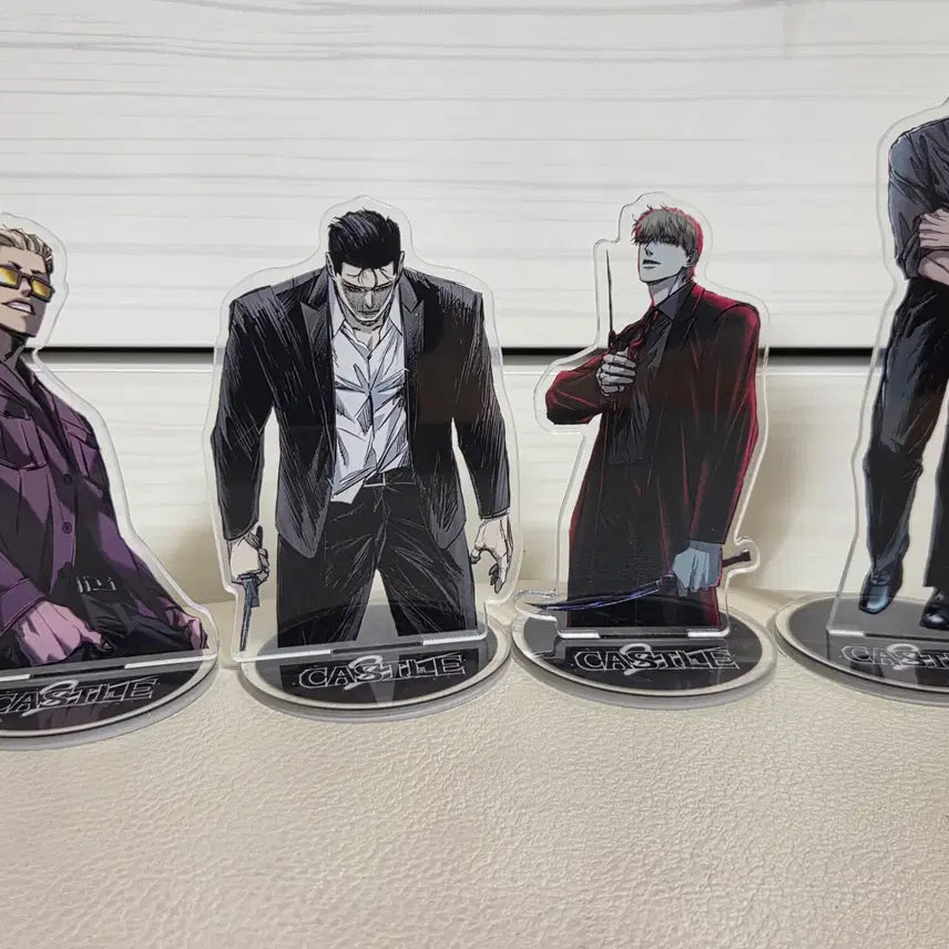 [BUNJANG] Webtoon Castle 2 Acrylic Stand Bundle Set / 웹툰 캐슬2 아크릴 스탠드 굿즈 4종 세트