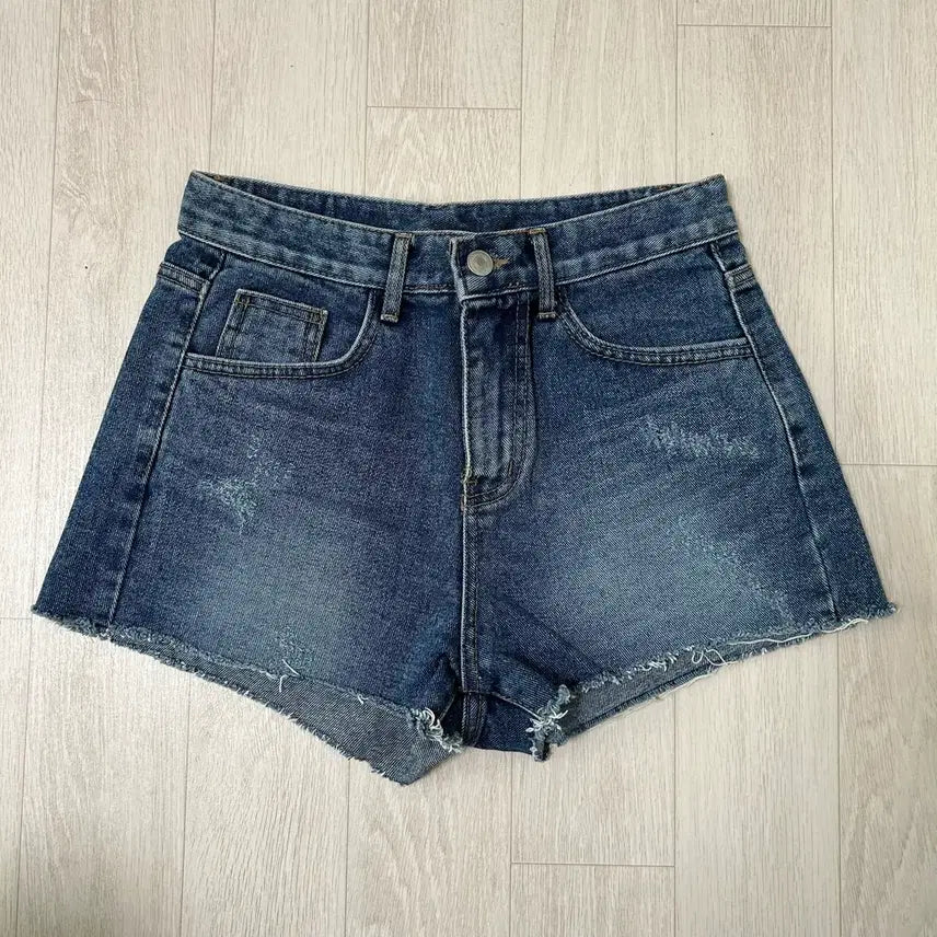 [BUNJANG] Vintage Washed Denim Shorts / 청반바지 핫팬츠 데님 숏팬츠