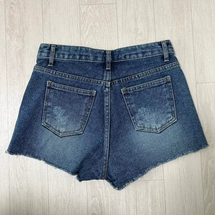 [BUNJANG] Vintage Washed Denim Shorts / 청반바지 핫팬츠 데님 숏팬츠