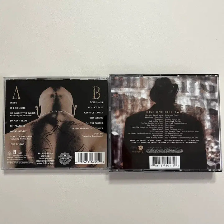 [BUNJANG] 2Pac & The Notorious B.I.G CD Bundle / 외힙 2Pac & Notorious BIG