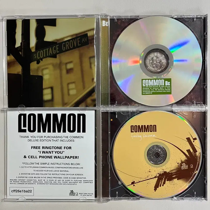 [BUNJANG] Common Finding Forever Bundle Set / 외힙 Common Be, Finding Forever 일괄 US