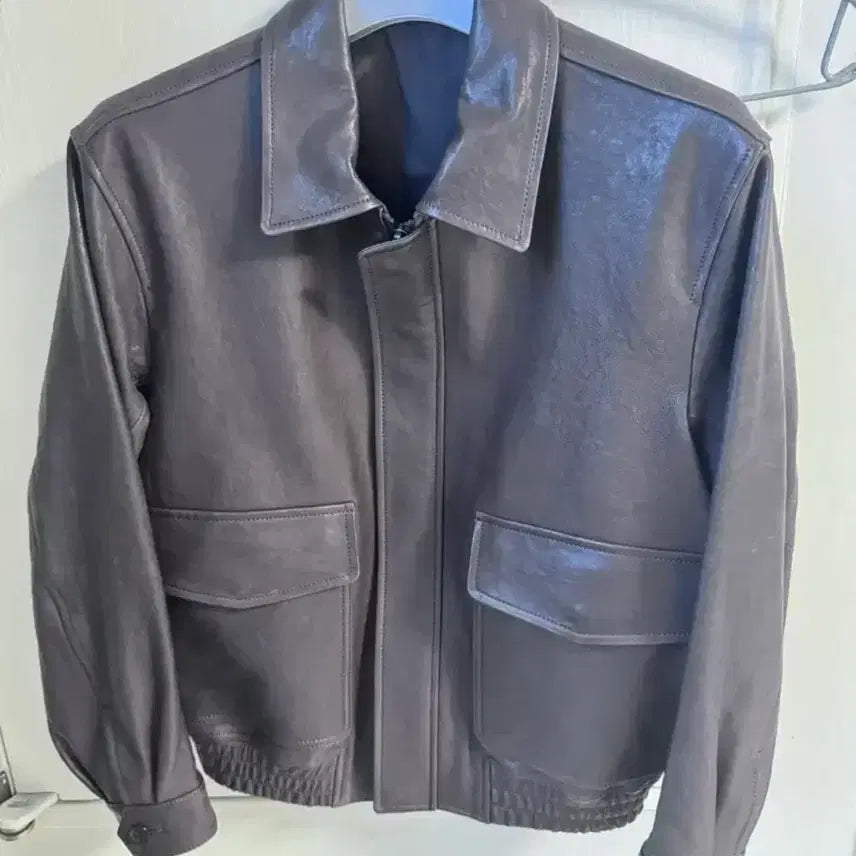 [BUNJANG] SEW A-2 Leather Jacket (Size 1) / SEW 스테디에브리웨어 A-2 레더 자켓 1사이즈