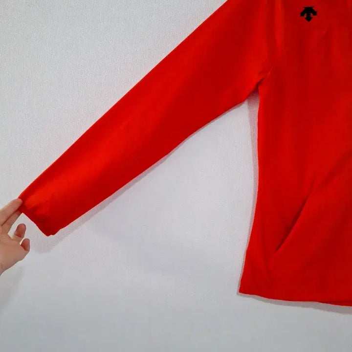 [BUNJANG] Descente Orange Windbreaker Jacket / 데상트 오렌지색 바람막이 자켓