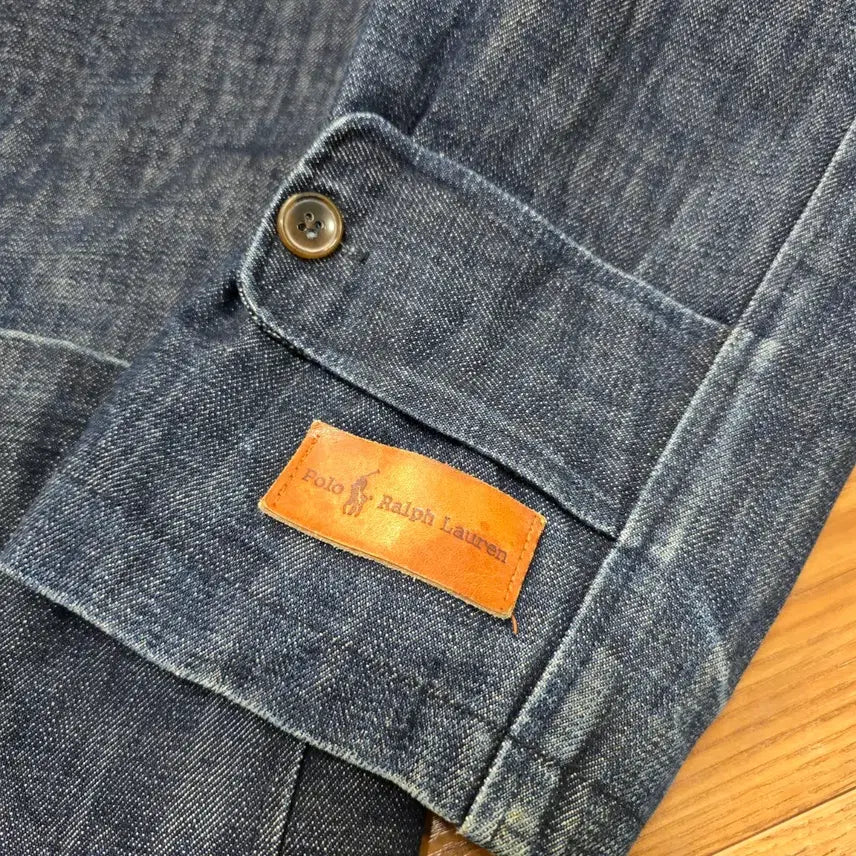 [BUNJANG] RRL Denim Hooded Coat XL / 폴로 랄프로렌 데님 후드 코트 XL RRL