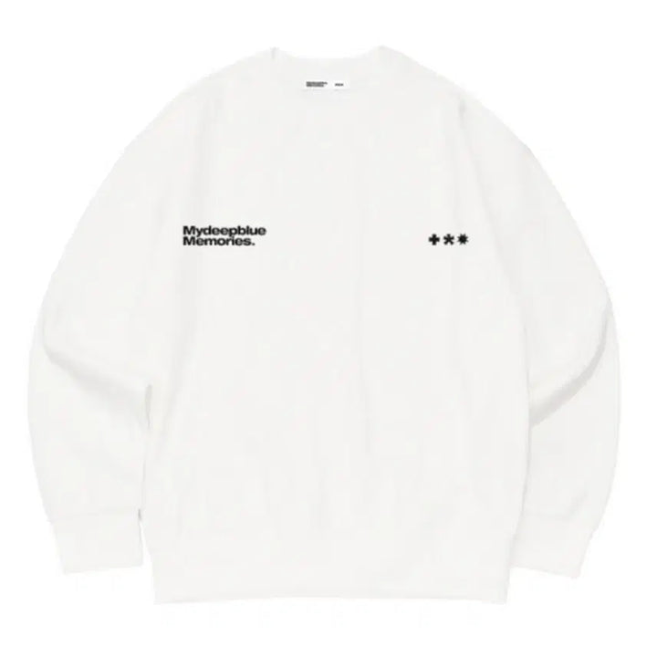 [BUNJANG] My Dearest Blue Memories Sweatshirt (Size 2) / (새상품)마이딥블루메모리즈 맨투맨 2사이즈