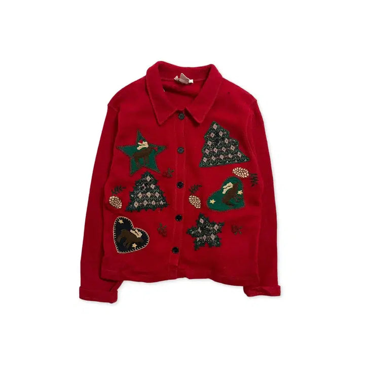 [BUNJANG] Christmas Tyrol Wool Jacket / 티롤 크리스마스 울 자켓