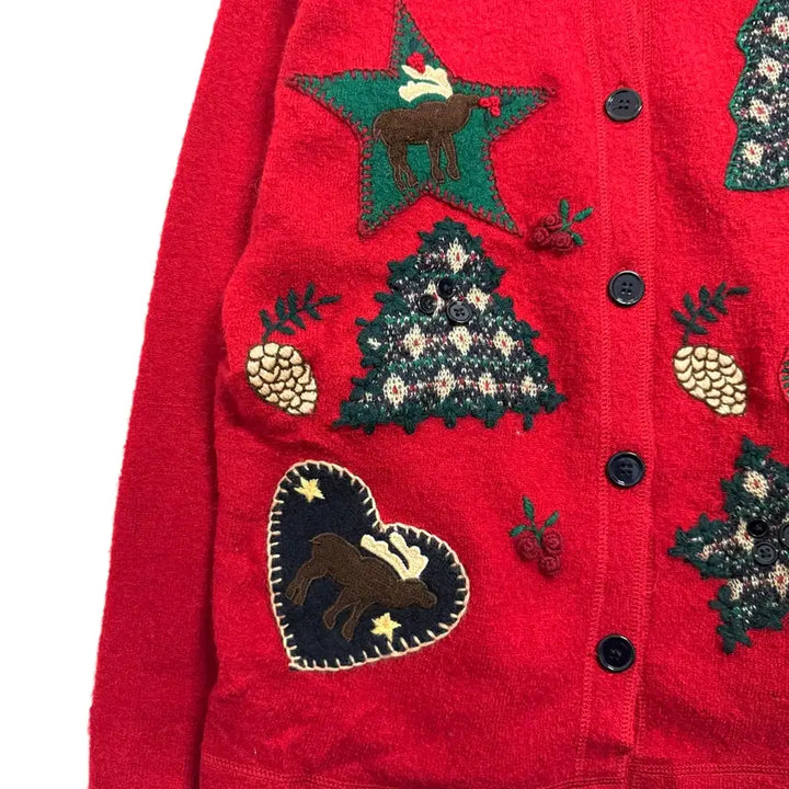 [BUNJANG] Christmas Tyrol Wool Jacket / 티롤 크리스마스 울 자켓