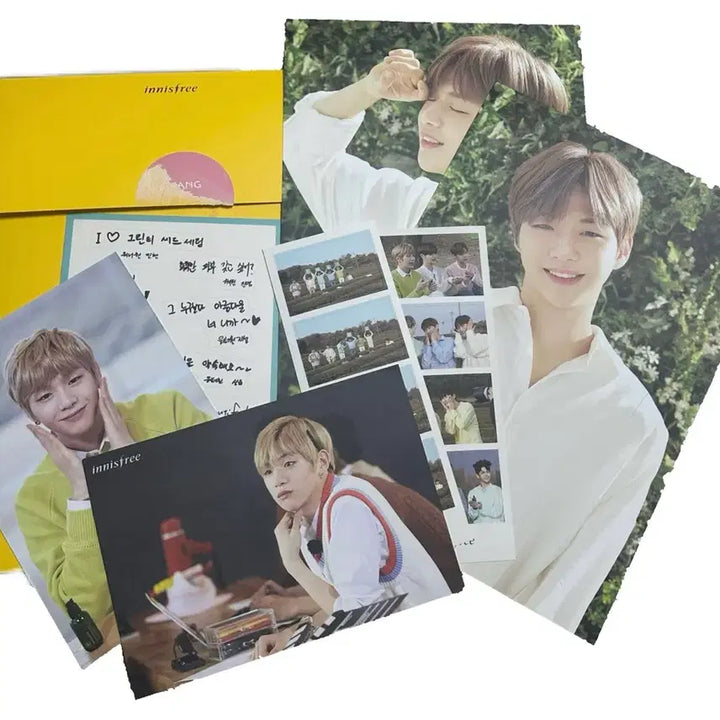 워너원 이니스프리 강다니엘 그린티 포토카드 세트