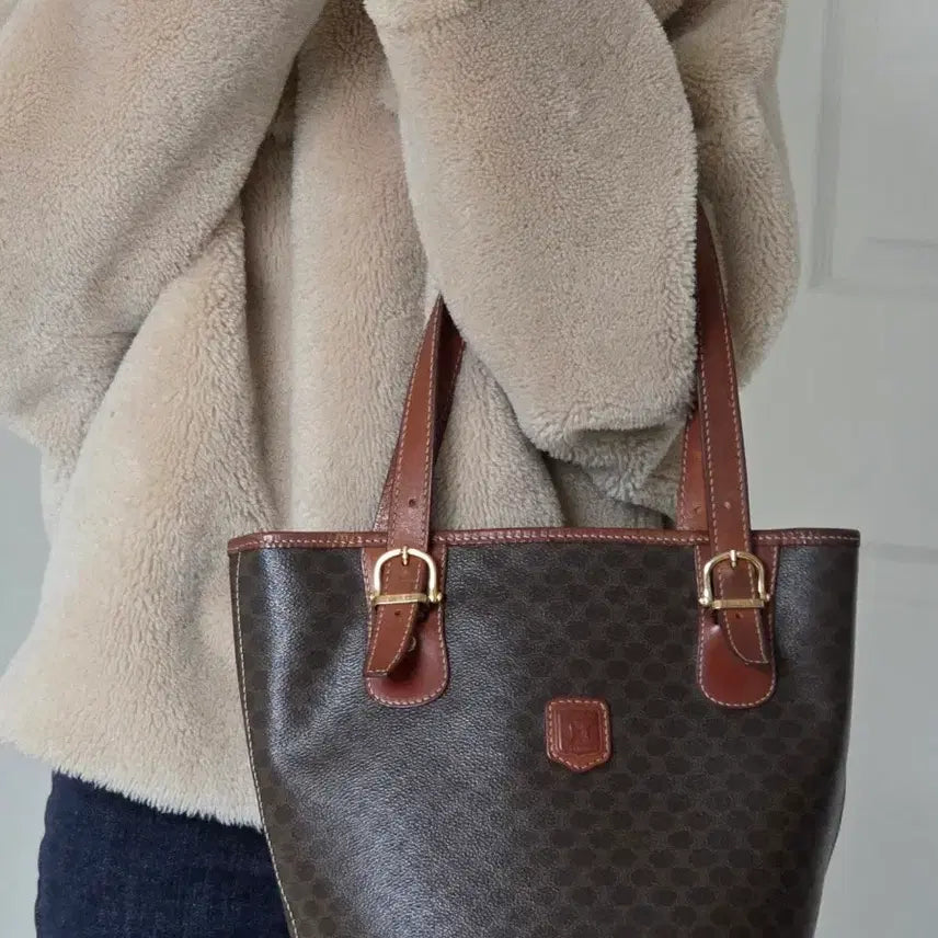 [BUNJANG] Vintage Celine Macadam Tote Bag / 올드 셀린느 빈티지 마카담 토트백