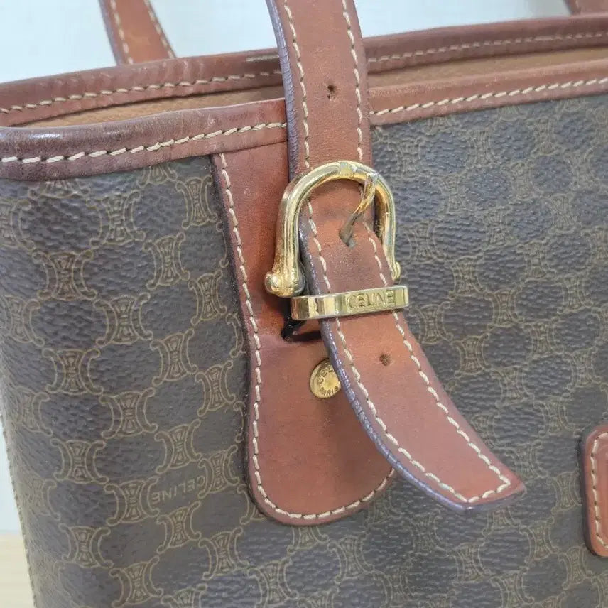 [BUNJANG] Vintage Celine Macadam Tote Bag / 올드 셀린느 빈티지 마카담 토트백