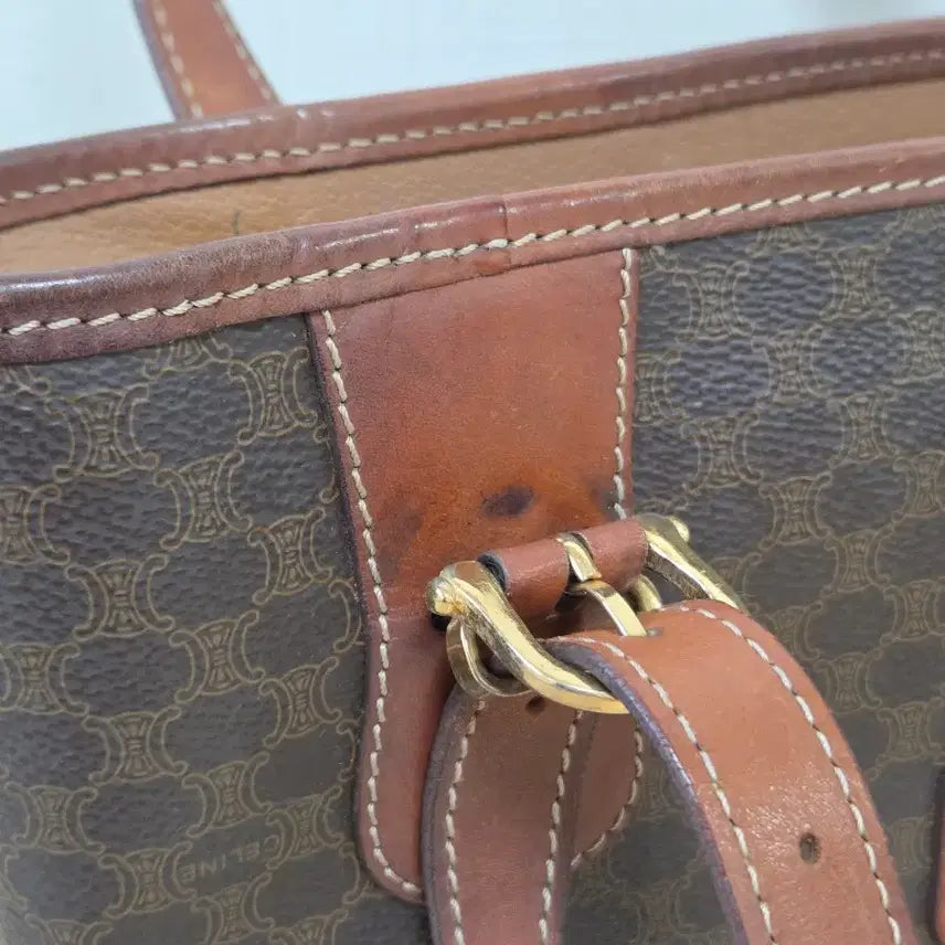 [BUNJANG] Vintage Celine Macadam Tote Bag / 올드 셀린느 빈티지 마카담 토트백