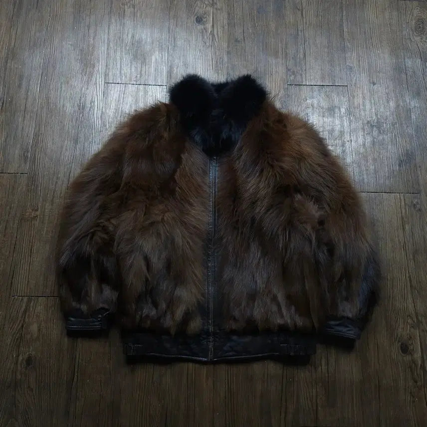 [BUNJANG] Saga Fox Noir Brown Mink Fur Jacket / 사가폭스 누아르 브라운 리얼 퍼 밍크 자켓