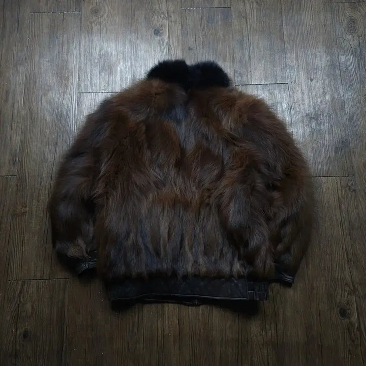 [BUNJANG] Saga Fox Noir Brown Mink Fur Jacket / 사가폭스 누아르 브라운 리얼 퍼 밍크 자켓