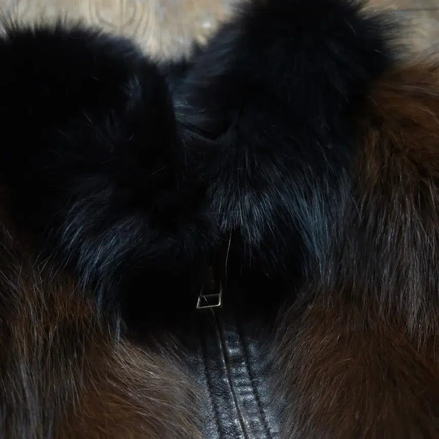 [BUNJANG] Saga Fox Noir Brown Mink Fur Jacket / 사가폭스 누아르 브라운 리얼 퍼 밍크 자켓