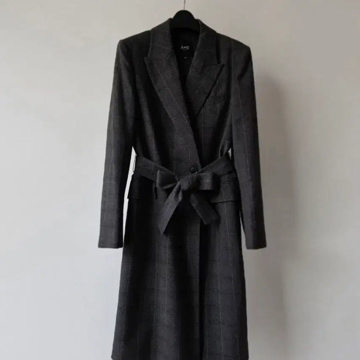 [BUNJANG] The Edge Check Spun Trench Coat / 더엣지  체크 스판 트렌치(2-WAY)코트-5566(새제품)