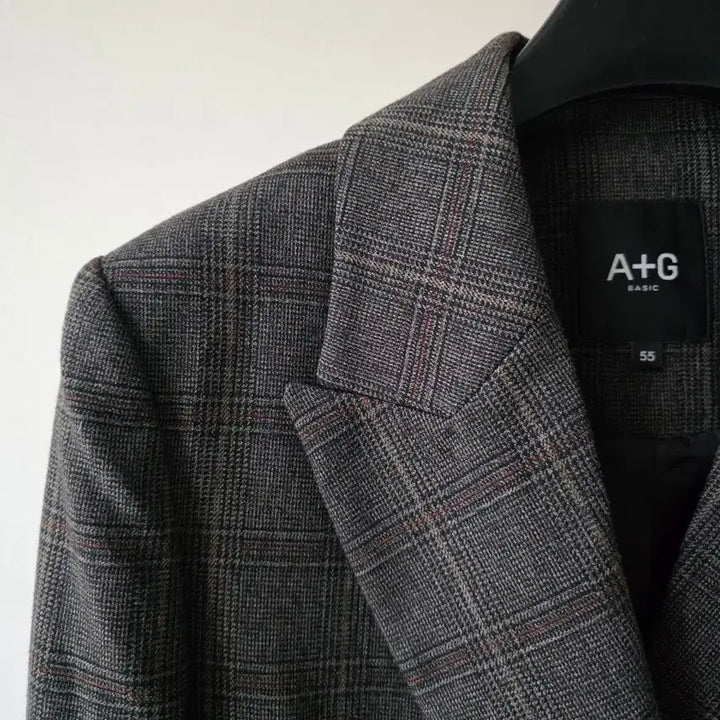 [BUNJANG] The Edge Check Spun Trench Coat / 더엣지  체크 스판 트렌치(2-WAY)코트-5566(새제품)