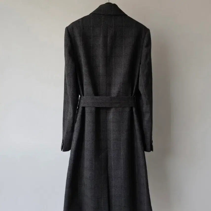 [BUNJANG] The Edge Check Spun Trench Coat / 더엣지  체크 스판 트렌치(2-WAY)코트-5566(새제품)