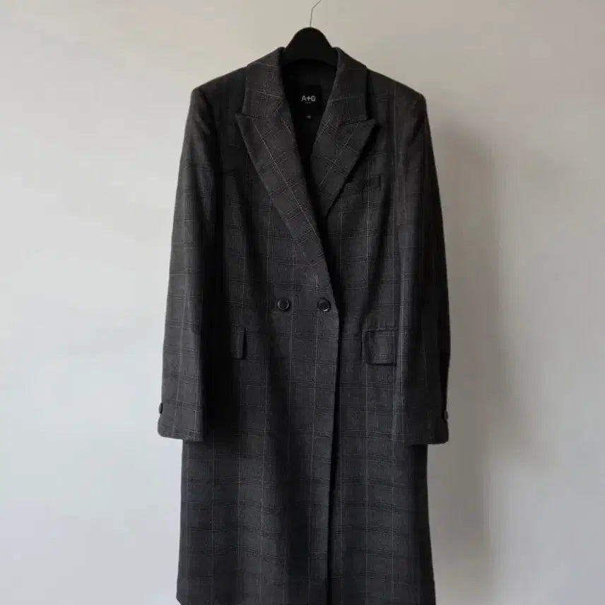 [BUNJANG] The Edge Check Spun Trench Coat / 더엣지  체크 스판 트렌치(2-WAY)코트-5566(새제품)