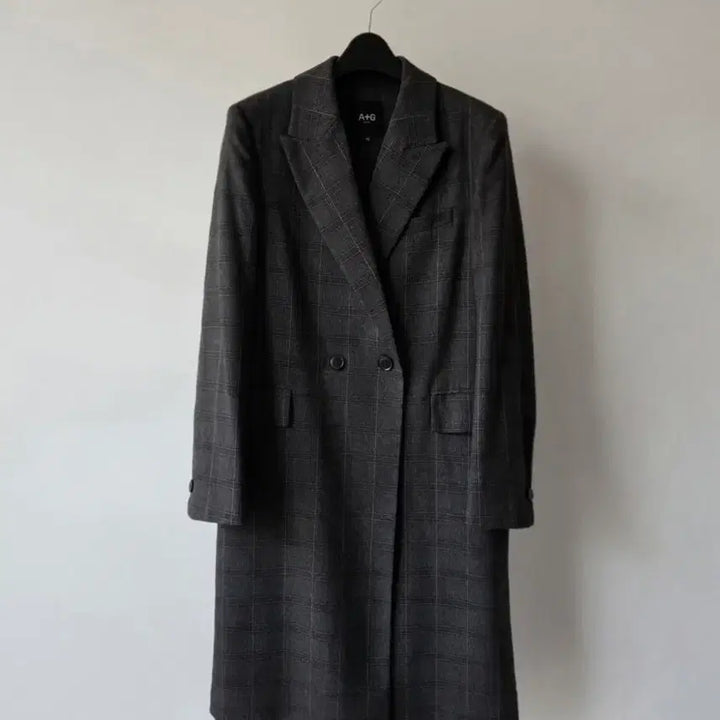 [BUNJANG] The Edge Check Spun Trench Coat / 더엣지  체크 스판 트렌치(2-WAY)코트-5566(새제품)