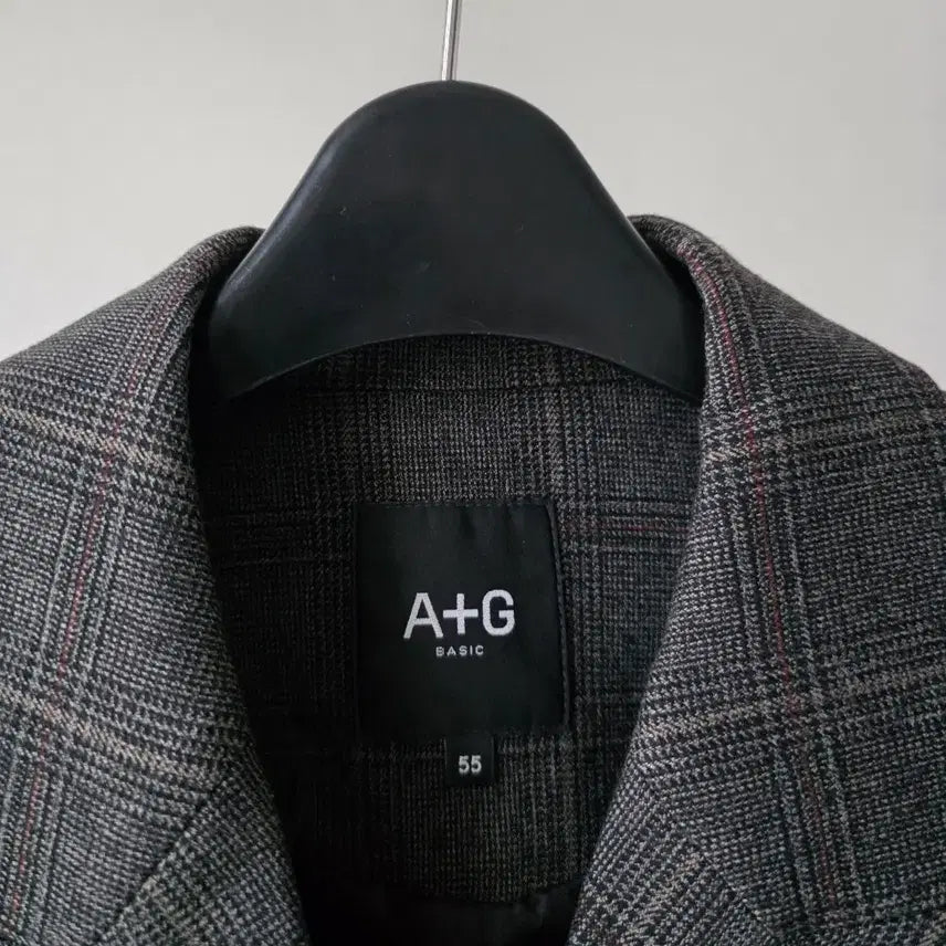 [BUNJANG] The Edge Check Spun Trench Coat / 더엣지  체크 스판 트렌치(2-WAY)코트-5566(새제품)