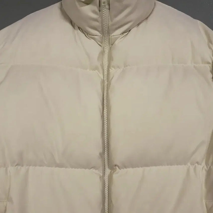 [SOLD OUT] 실측 L (100) coor 쿠어 구스다운 숏 패딩 점퍼 자켓 크림