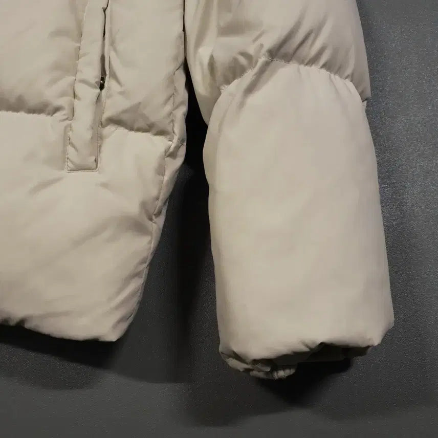 [SOLD OUT] 실측 L (100) coor 쿠어 구스다운 숏 패딩 점퍼 자켓 크림