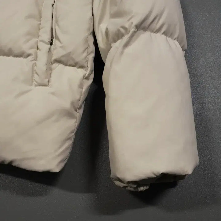 [SOLD OUT] 실측 L (100) coor 쿠어 구스다운 숏 패딩 점퍼 자켓 크림